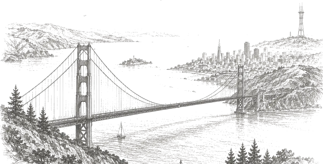 San Francisco Bay seen from Marin